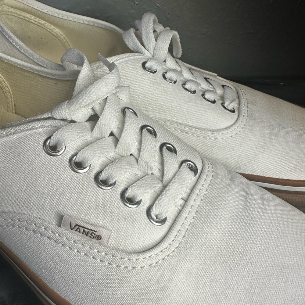 Vans skate authentic shoes white size U.S. men’s 10 - Picture 5 of 13